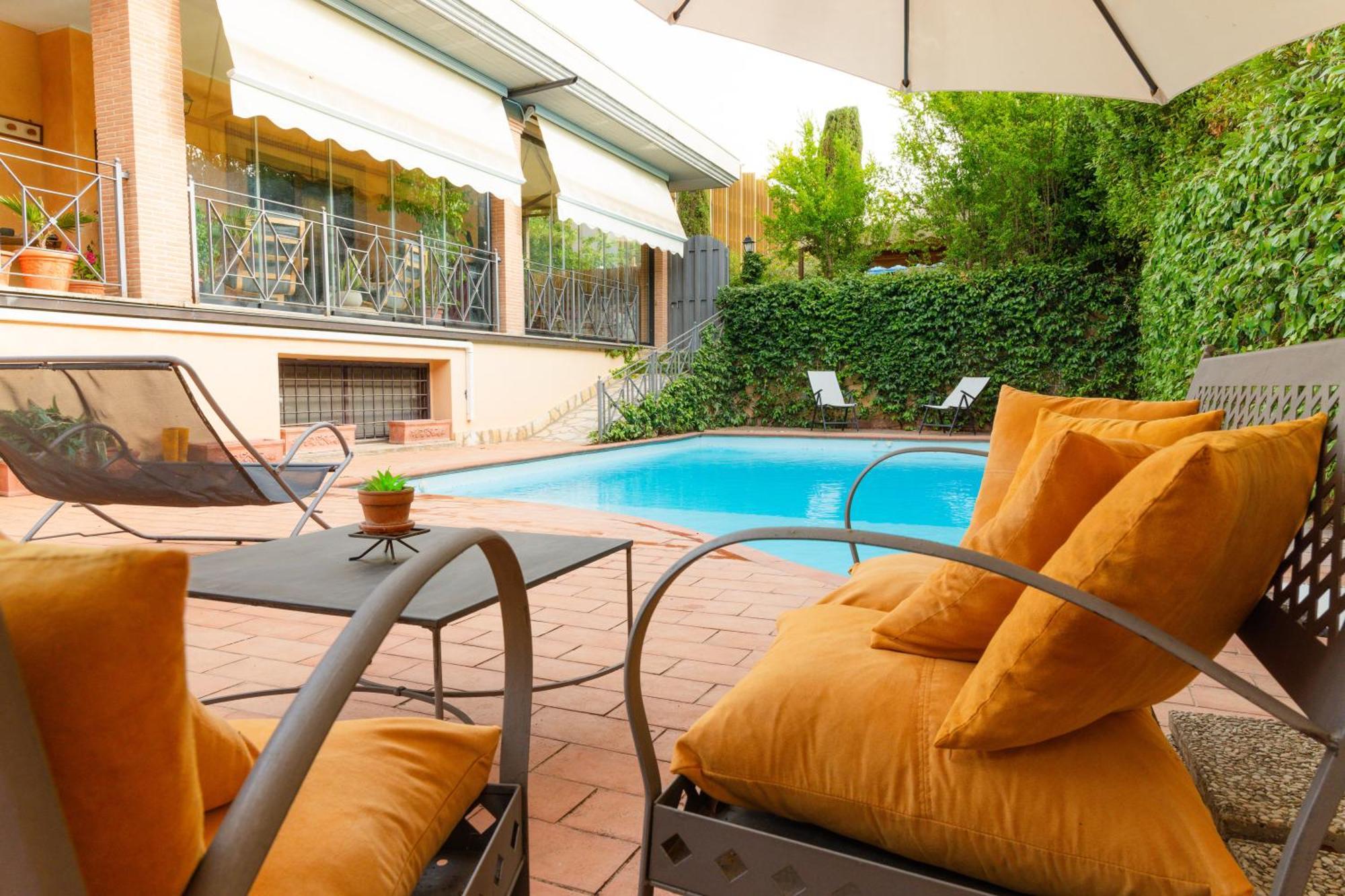 רומא Villa Aureliana With Pool Near San Peter מראה חיצוני תמונה